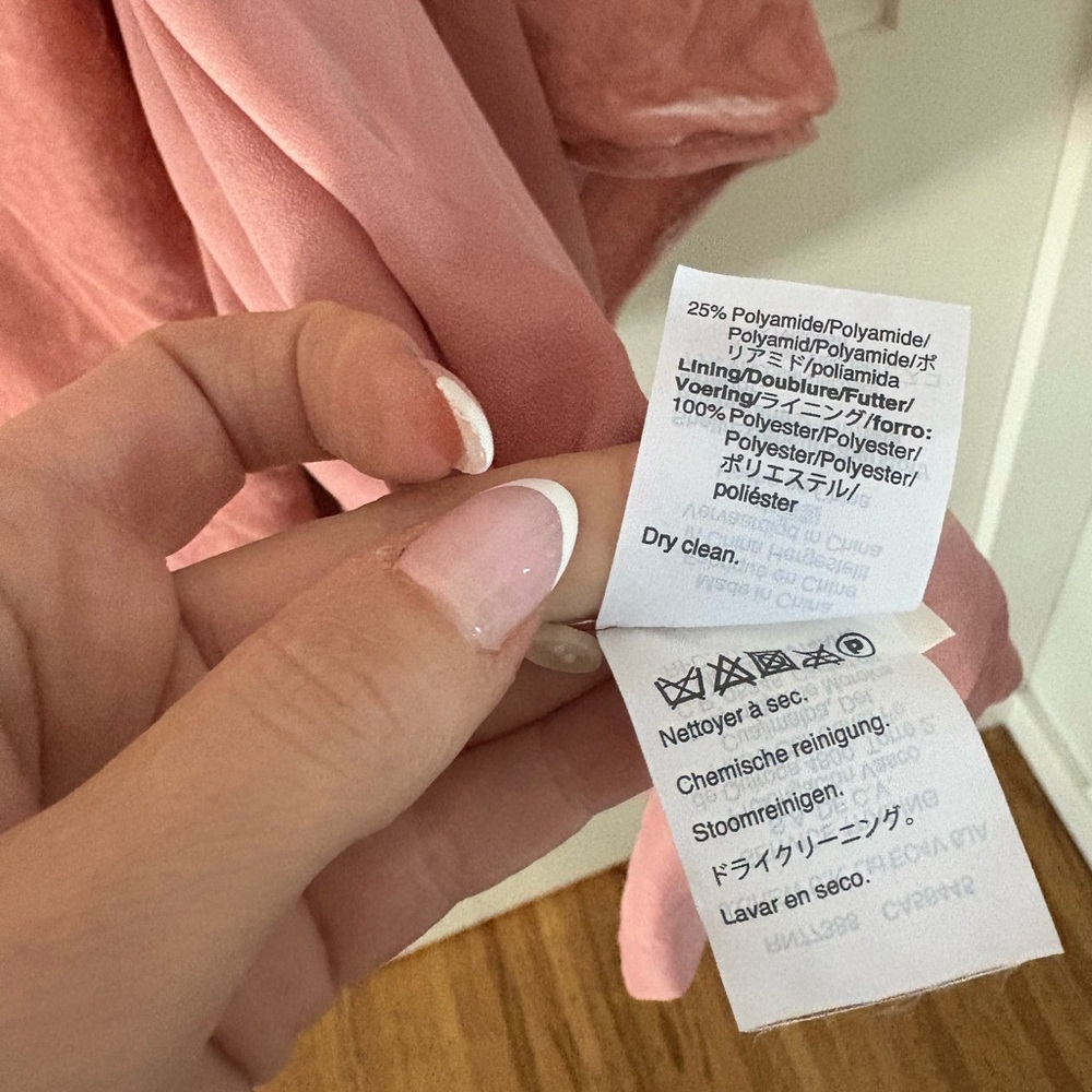 J. Crew Dusty Rose Wrap Dress with Long Sleeves - Picture 6 of 8